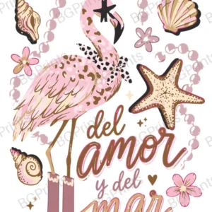 Estampa central exclusivo DEL MAR - diseño digital para indumentaria
