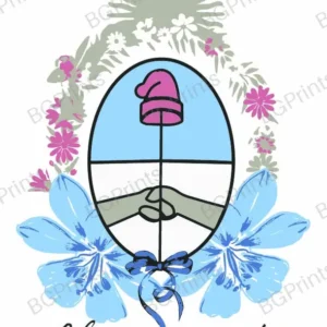 Estampa central exclusivo ELIJO CREER - diseño digital para indumentaria