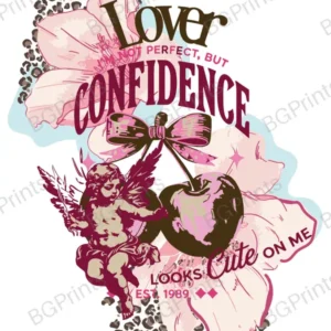 Estampa central exclusivo LOVER - diseño digital para indumentaria