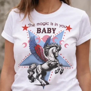 Diseño textil exclusivo MAGIC UNICORN - diseño digital para indumentaria
