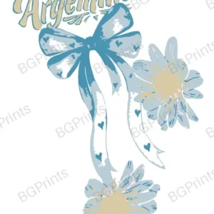 Estampa central exclusivo MOÑO ARG - diseño digital para indumentaria