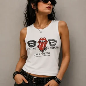 Estampa central exclusivo ROCKSTAR - diseño digital para indumentaria