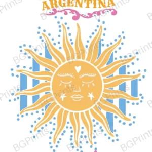 Estampa central exclusivo SOL - diseño digital para indumentaria