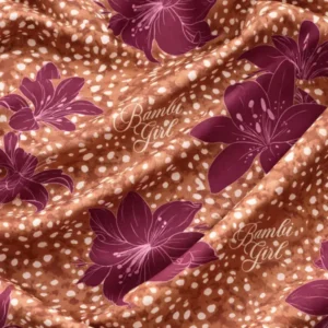 Rapport textil exclusivo BAMBI - diseño impreso en tela para indumentaria