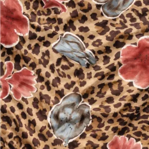 Rapport textil exclusivo FLOWER DIFUSE - diseño impreso en tela para indumentaria