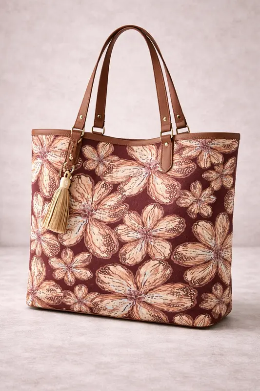 Rapport textil exclusivo FLOWERS - diseño impreso en tela para indumentaria