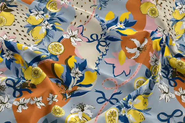 Rapport textil exclusivo LEMONS - diseño digital para indumentaria