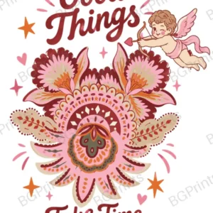 Estampa central exclusivo GOOD THINGS - diseño digital para indumentaria