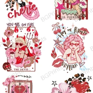 Diseño textil exclusivo PAÑO CUPIDO - diseño digital para indumentaria