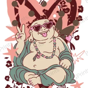 Estampa central exclusivo BUDA - diseño digital para indumentaria